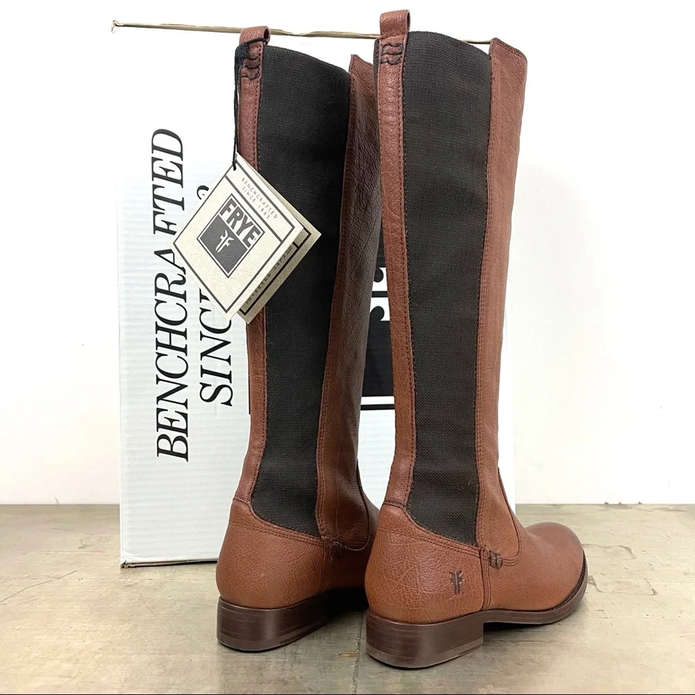 Frye Molly Gore Tall Riding Leather Boot